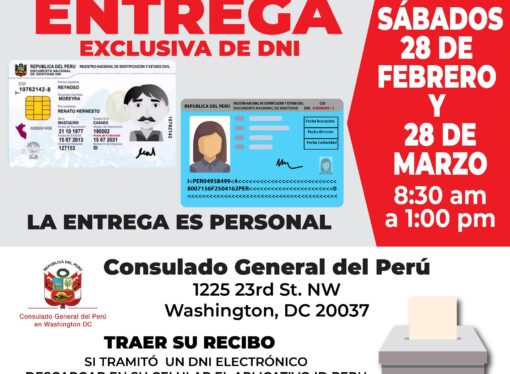 Entrega exclusiva de DNI