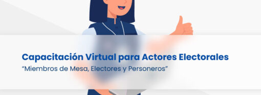 🗳️ Capacitación Virtual para Actores Electorales