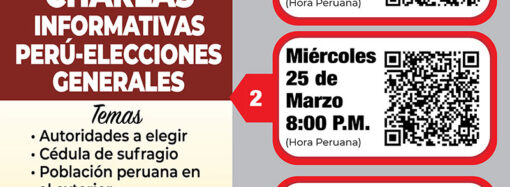 Charlas Informativas Voto Informado – 24, 25 y 26 de Marzo
