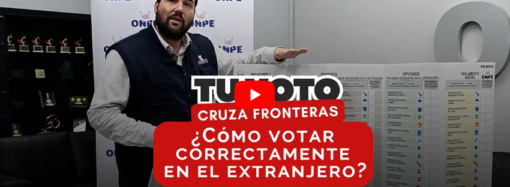 ¿Cómo votar correctamente en el exterior?