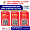 Charlas informativas virtuales sobre la Segunda Elección Presidencial 2026