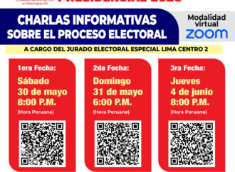Charlas informativas virtuales sobre la Segunda Elección Presidencial 2026
